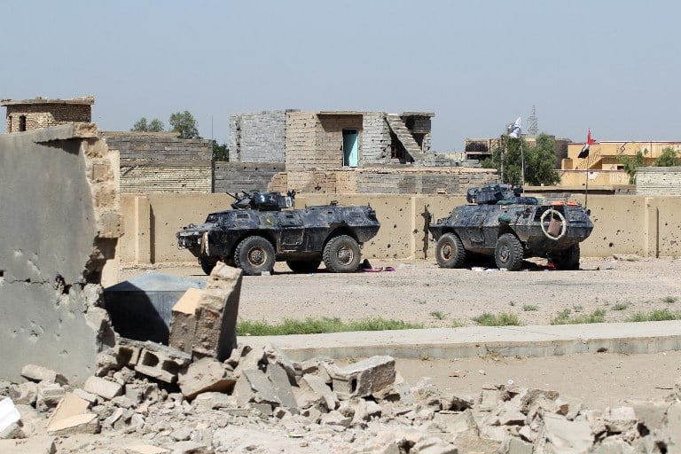 القوات العراقية تدخل ناحية الصقلاوية قرب الفلوجة