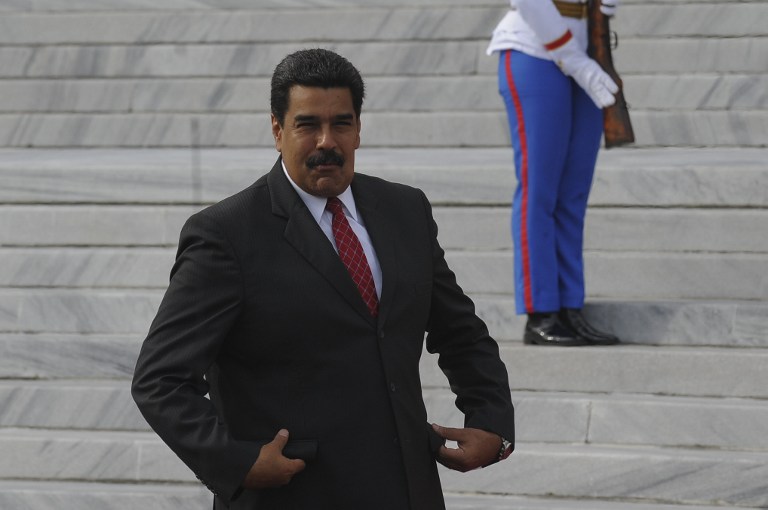 مادورو يندد بضغوط اميركية 