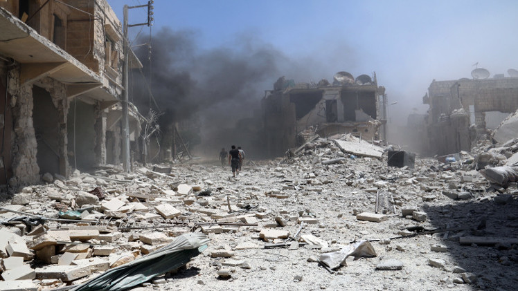 22 قتيلا في قصف جوي لقوات النظام على مدينة حلب