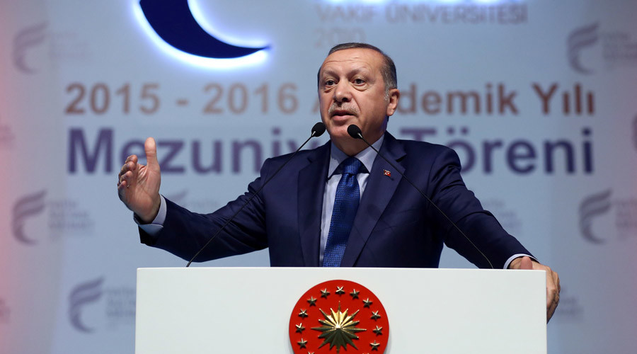اردوغان يطرح فكرة استفتاء حول الانضمام الى الاتحاد الاوروبي
