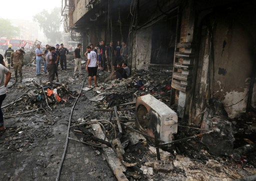 عدد ضحايا تفجير الكرادة يرتفع الى 292 قتيلا