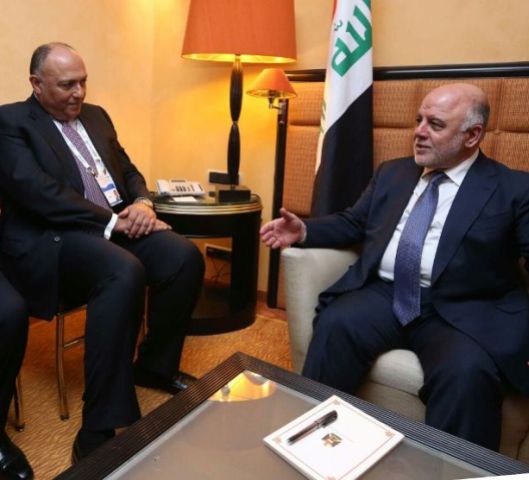 وزير الخارجية المصري يصل الى بغداد في زيارة رسمية