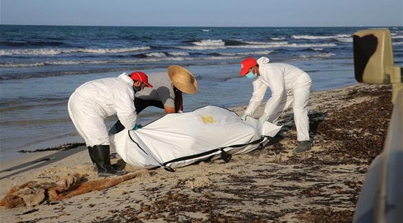 انتشال 87 جثة لمهاجرين قضوا غرقا قبالة ليبيا منذ الجمعة