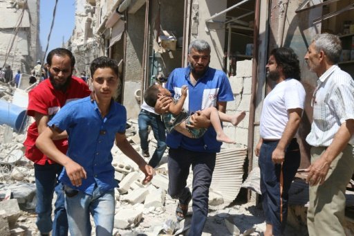 مقتل اكثر من 300 مدني خلال ثلاثة اسابيع في مدينة حلب