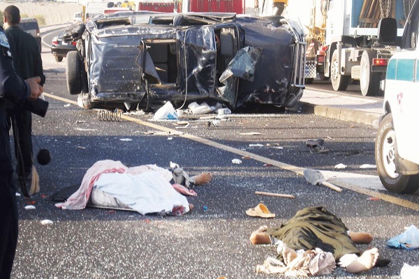 إحد حوادث المرور في السعودية