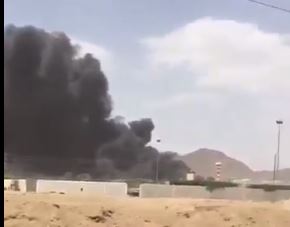 سقوط صاروخ اطلق من اليمن على محطة كهرباء سعودية