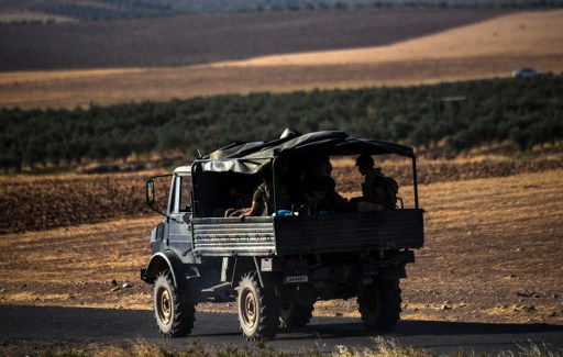 الجيش التركي يزيل الالغام من جرابلس السورية