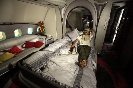 الطائرة الخاصة للقذافي ستبقى ملكا للدولة الليبية