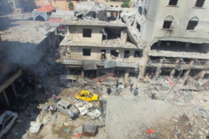 24 قتيلًا في غارات جوية على ادلب