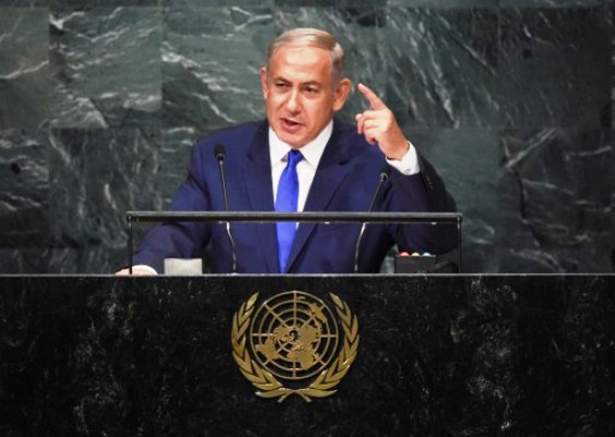 نتانياهو متحدثا أمام الجمعية العامة للأمم المتحدة