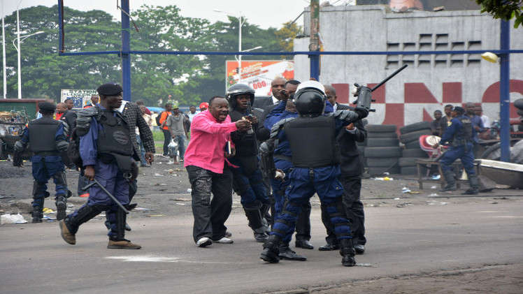 صدامات بين متظاهري المعارضة والشرطة في الكونغو الديموقراطية