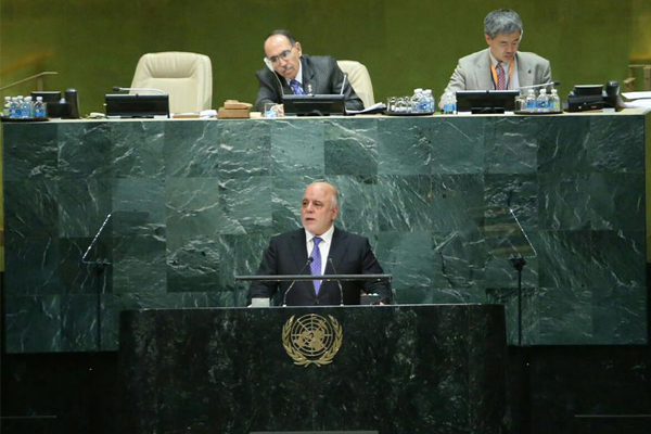 العبادي يلقي كلمة العراق في الامم المتحدة