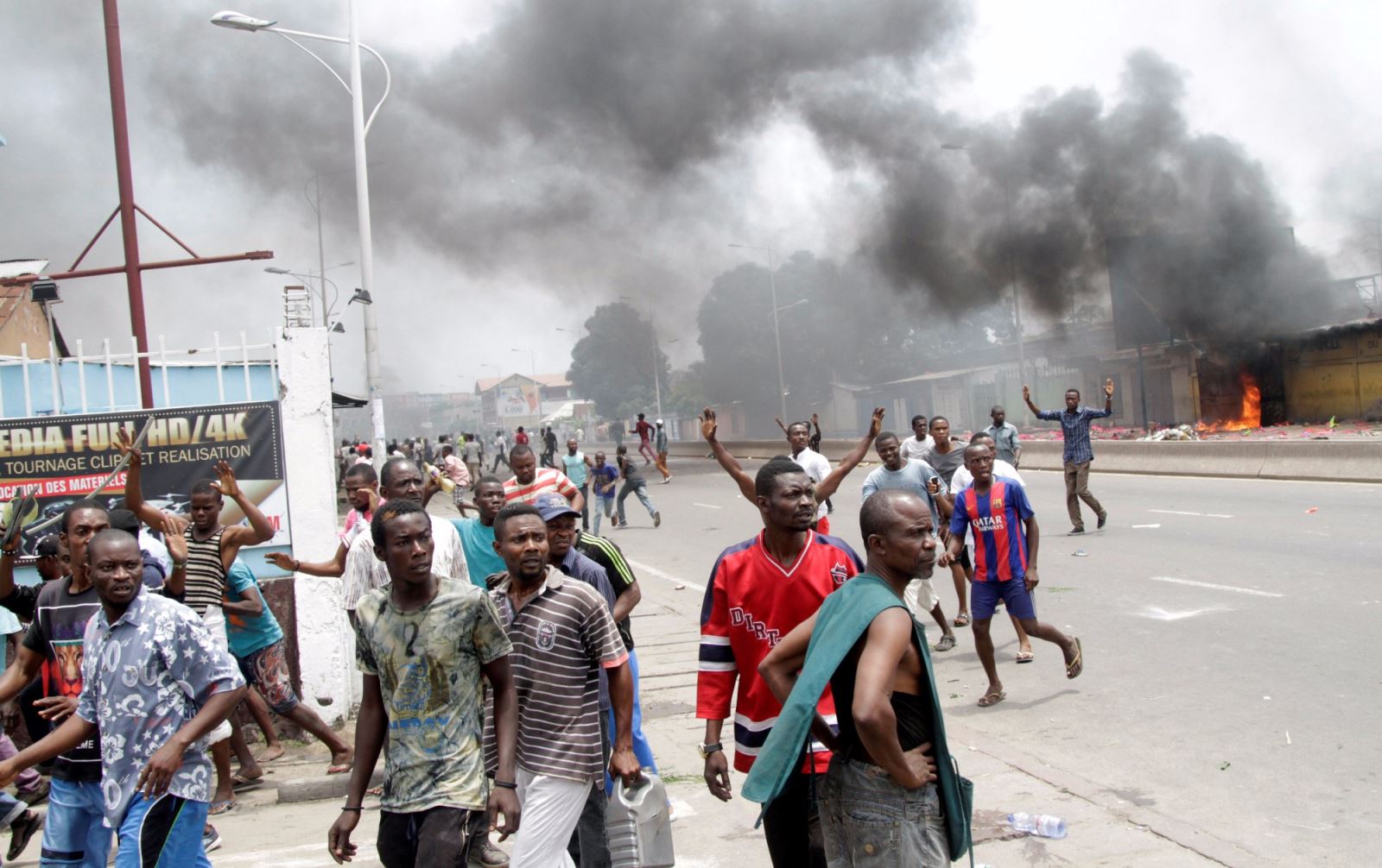 قتيلان في حريق في مقر أكبر حزب معارض في كينشاسا