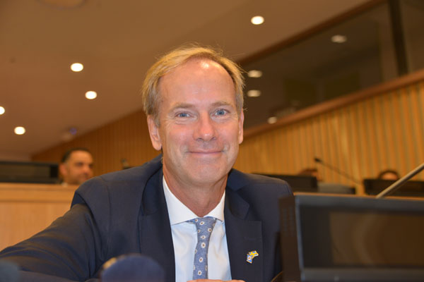أولوف سكوج، سفير السويد لدى للأمم المتحدة