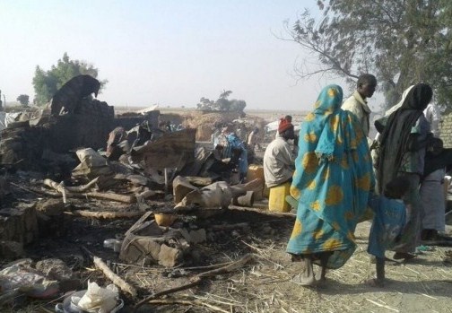 70 قتيلًا في غارة للجيش النيجيري استهدفت خطأ مخيم نازحين