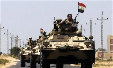 مقتل خمسة جنود مصريين في هجوم في سيناء