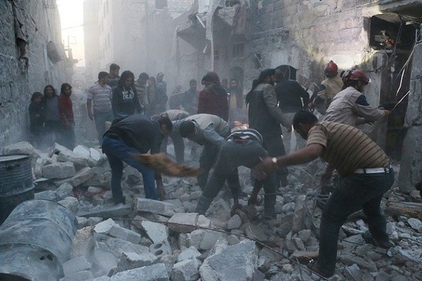 مقتل 11 شخصا في غارة لطائرات النظام السوري