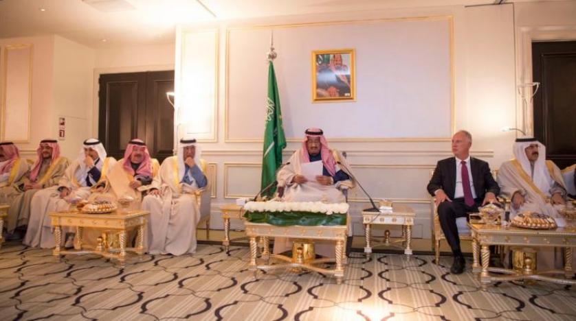 الملك سلمان يستقبل أعضاء مجلس الأعمال السعودي الروسي
