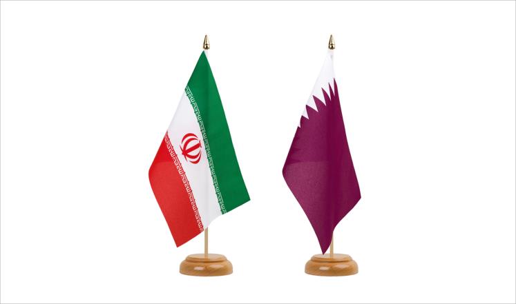 امير قطر يستقبل وزير خارجية ايران في الدوحة