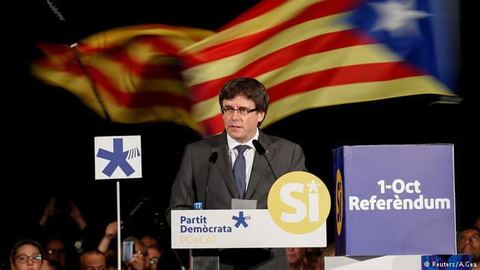 رئيس كاتالونيا يبلغ مدريد تعليق اجراءات الاستقلال لاجراء حوار