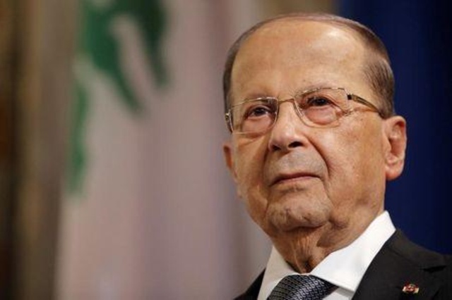 الرئيس اللبناني يدعو لعودة اللاجئين السوريين الى المناطق الآمنة في بلادهم