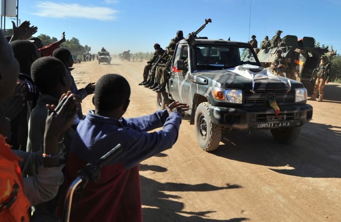 تظاهرات ضد القوات الفرنسية في شمال مالي