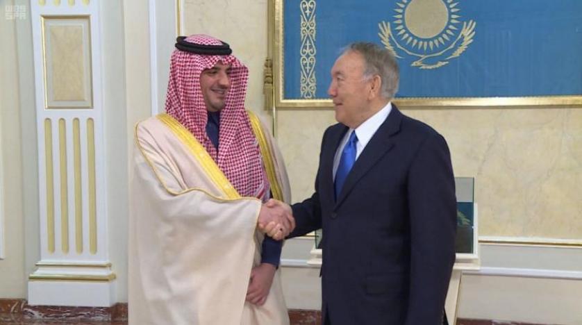 وزير الداخلية السعودي يلتقي رئيس كازاخستان في أستانة