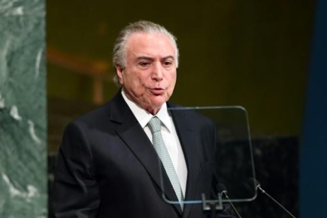 برلمان البرازيل يصوّت ضد محاكمة تامر