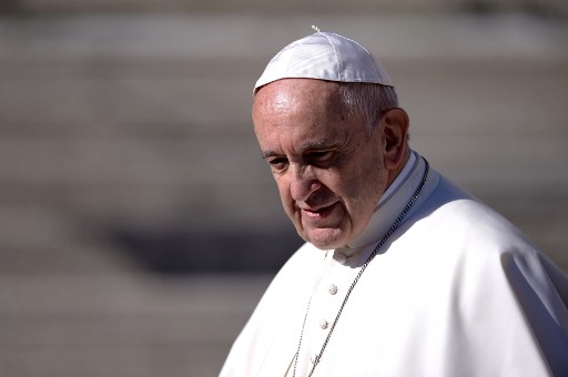 البابا فرنسيس يتخوف من وقوع الاسلحة النووية في ايدي ارهابيين