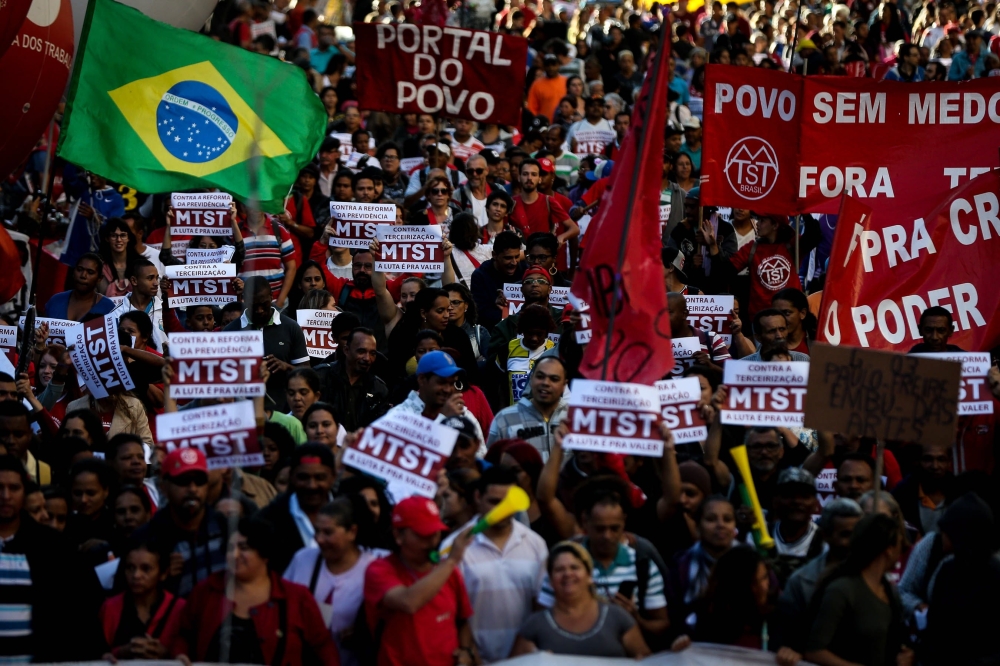 الآلاف يتظاهرون ضد اجراءات التقشف في البرازيل