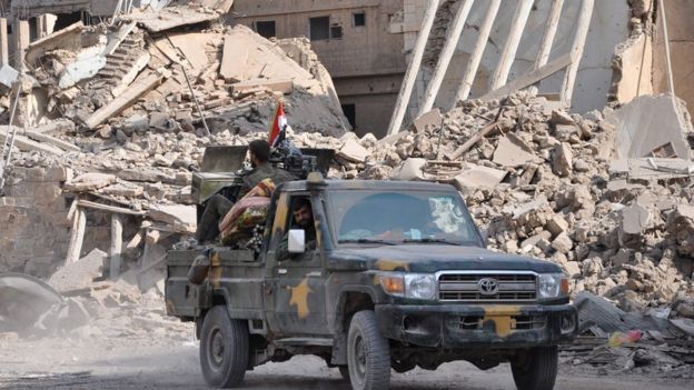 الجيش السوري يعلن السيطرة على مدينة البوكمال