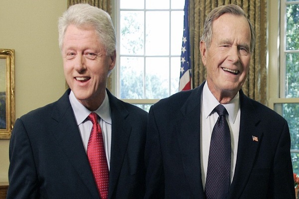 بوش وكلينتون إلى الواجهة بفضل الفضائح الجنسية