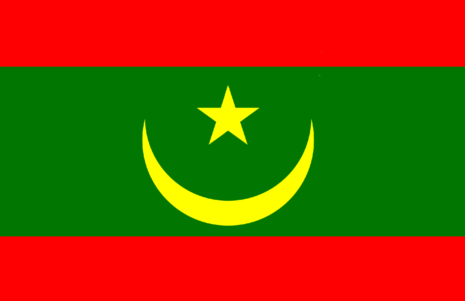 علم موريتانيا الجديد المثير للجدل يرفرف للمرة الأولى