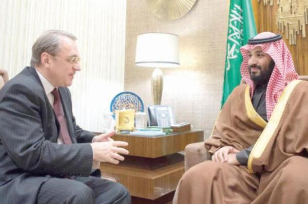 ولي العهد السعودي يلتقي المبعوث الخاص للرئيس الروسي