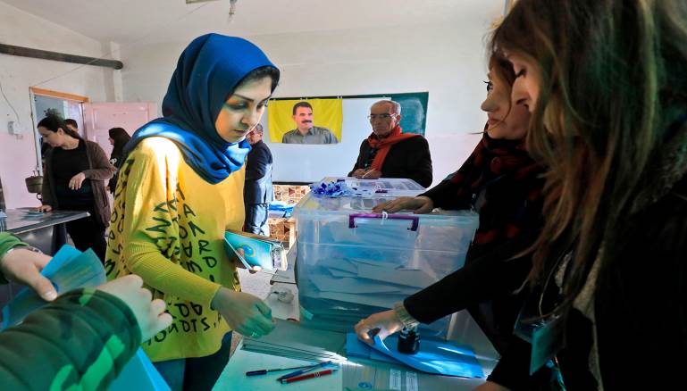 أحزاب كردية تشيد بالانتخابات التي جرت في عفرين السورية