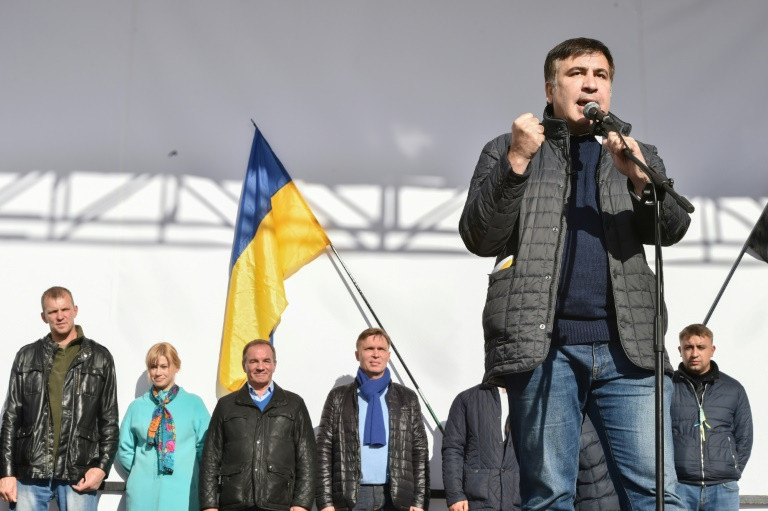 توقيف ساكاشفيلي في كييف بعد تفتيش منزله