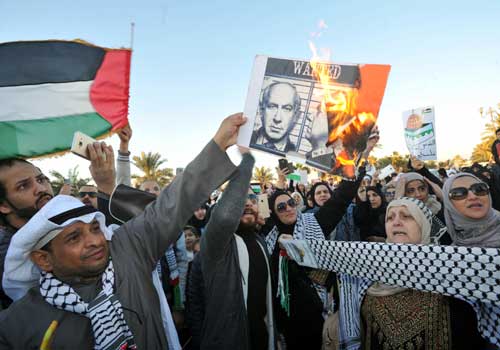 تظاهرة في العاصمة الكويتية احتجاجا على قرار ترامب في شأن القدس
