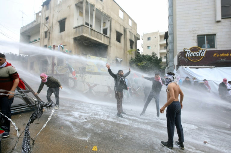 مواجهات خلال تظاهرة في لبنان رفضًا لقرار ترمب