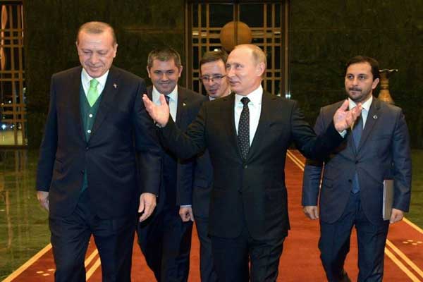 بوتين وأردوغان يحذران من تصاعد التوتر إثر قرار ترمب
