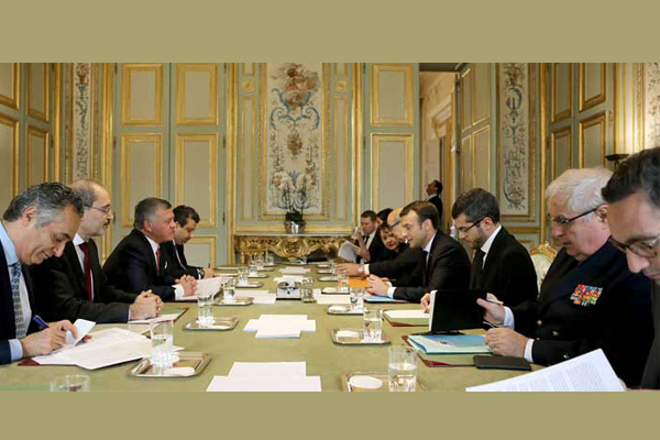 القمة الفرنسية الأردنية: لا فصل للقدس عن المفاوضات الشاملة