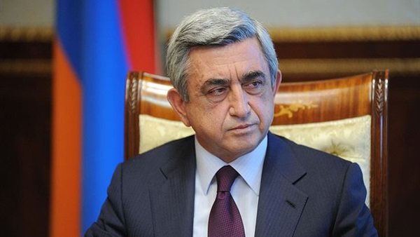 رئيس ارمينيا يدعو الى تعزيز الضغط على اذربيجان