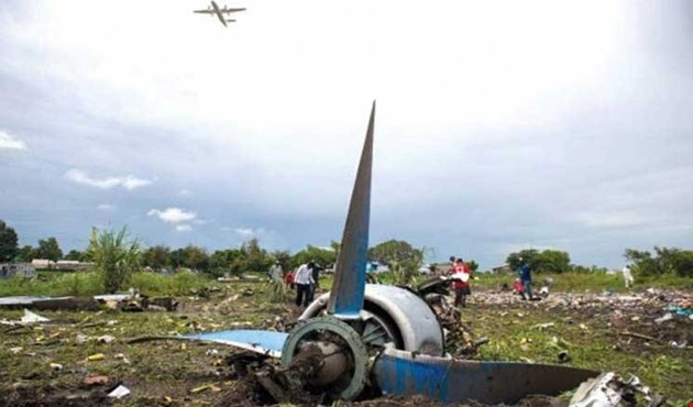 14 جريحا على الاقل في تحطم طائرة ركاب في جنوب السودان
