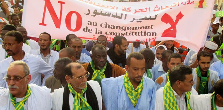 مجلس الشيوخ الموريتاني يرفض مشروع تعديل الدستور