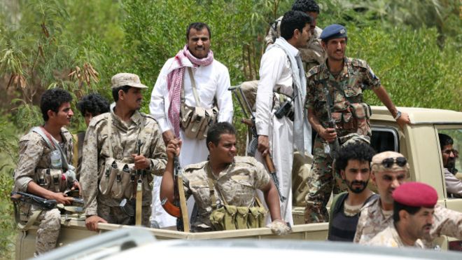 الاطراف الرئيسية في النزاع اليمني