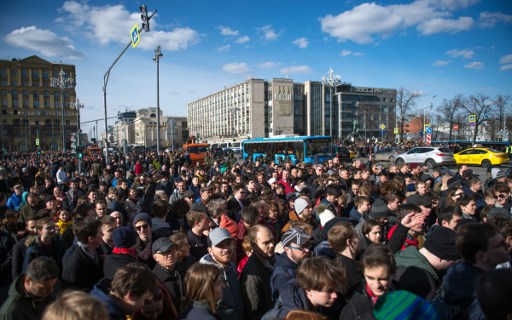 تظاهرات في روسيا للتنديد بالفساد