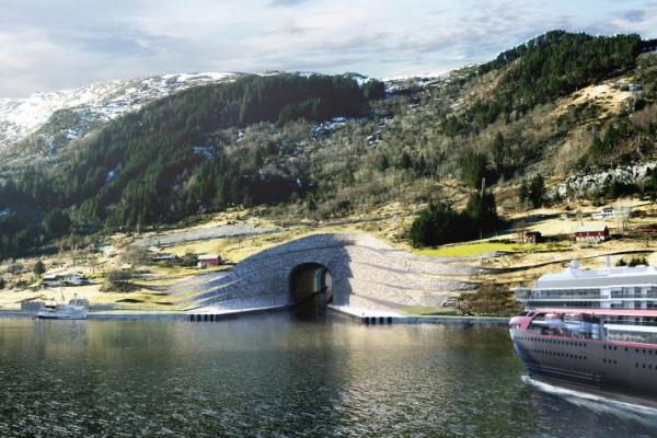 النرويج تبني أول نفق للسفن التجارية في العالم