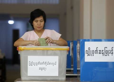اختبار انتخابي لحكومة أونغ سان سو تشي في بورما