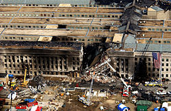 إف بي آي ينشر صورًا للاعتداء على البنتاغون في 11 سبتمبر 2001