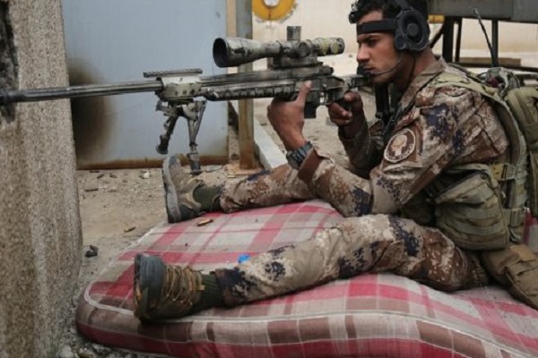 عناصر داعش في مرمى قناصة الشرطة الاتحادية في الموصل
