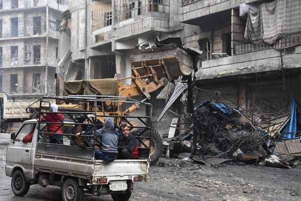 مقتل ستة أشخاص بانفجار عبوة ناسفة في مدينة حلب السورية